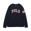 POLO RALPH LAUREN LS TEE M2-LONG SLEEVE-T-SHIRT NAVY画像