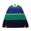 POLO RALPH LAUREN LSYDRUGBY M4-LONG SLEEVE-KNIT GREEN MULTI画像