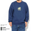 STUSSY Stussy Lion Applique Crew Sweat 118340画像