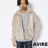 AVIREX LONG PILE FLEECE COMBAT ZIP CARDIGAN 6193481画像