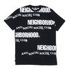NEIGHBORHOOD x Anti Social Social Club 19AW ASSC/C-CREW.SS BLACK 192MBASN-CSM02S画像