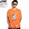 LEFLAH HACK IT L/S TEE -ORANGE- LEFLS21-1910AWO画像
