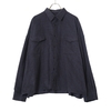 WHOWHAT 5X SHIRT -SHORT LENGTH- NAVY CHECK画像