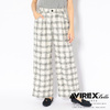 AVIREX WOOL CHECK WIDE PANT 602919312画像