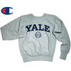 Champion C5-Q004 CLASSIC COLLAGE REVERSE WEAVE CREW "YALE" made in U.S.A. ox grey画像