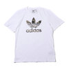 adidas CAMO TREFOIL TEE WHITE GH7805画像
