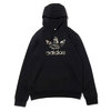 adidas CAMO TREFOIL HOODIE BLACK GH7803画像
