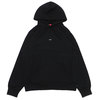 Supreme 19FW Micro Logo Hooded Sweatshirt BLACK画像