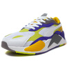 PUMA RS-X LEVEL UP WHT/PPL/N.GRN/YEL/C.GRY 373169-01画像