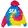 WIND AND SEA TIE-DYE SWEAT PARKA RAINBOW画像