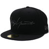 Yohji Yamamoto × NEW ERA 19FW YY SIGN 59FIFTY CAP BLACKxSILVER画像