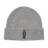 POLO RALPH LAUREN POLO BEAR KNIT HAT GREY画像
