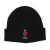 POLO RALPH LAUREN POLO BEAR KNIT HAT BLACK画像
