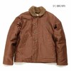 Buzz Rickson's N-1 BROWN VERSION "NAVY DEPARTMENT" DEMOTEX-ED BR14408画像