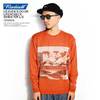 RADIALL HEAVEN'S DOOR - CREW NECK SWEATER L/S - ORANGE - RAD-19AW-KNIT003画像
