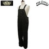 BLACK SIGN Playing Card Pattern Original Discharge Printing Button Fly Apron Overalls BSFP-19501B画像