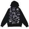 Supreme 19FW Stop Crying Hooded Sweatshirt BLACK画像