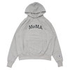 Champion × MoMA Reverse Weave Hoodie GREY画像