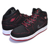 NIKE AIR JORDAN 1 MID FEARLESS(GS) black/gym red-white CU6617-062画像