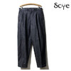 SCYE BASICS SAN JOAQUIN DENIM PLEATED WIDE TAPERED TROUSERS 5120-81542画像