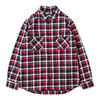 APPLEBUM Tricolor Check Nel Shirt NAVY画像