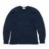 BURGUS PLUS L/S Indigo Waffle Tee HBP-015画像