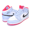 NIKE AIR JORDAN 1 MID (GS) harf blue/black-white 555112-400画像