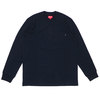 Supreme 19FW L/S Pocket Tee NAVY画像