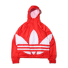 adidas BIG TREFOIL WINDBREAKER LUSH RED FM7076画像
