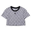 adidas CROP TEE BLACK/WHITE FM1065画像