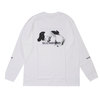 POP BY JUN × Fragment Design SLUMBERS LONG SLEEVE TEE WHITE画像