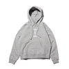 adidas LRG LOGO HOODIE MEDIUM GRAY FEATHER/WHITE FS7221画像