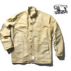 TENDER Co. TYPE 456 JANUS SHIRT UNFINISHED COTTON MOLLETON COAT-WEIGHT IRON RUST画像