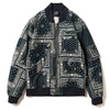 APPLEBUM Corduroy Bandana MA-1 Jacket NAVY画像