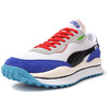 PUMA STYLE RIDER RIDE ON WHT/BLK/BLU/RED/SAX/N.GRN/L.GRY/SLV 372839-01画像