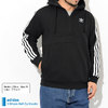adidas 3 Stripes Half Zip Hoodie Originals ED6050画像