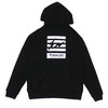 POP BY JUN × Fragment Design POLAROID HOODIE BLACK画像
