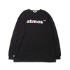 atmos LOGO FOIL PRINT LONG SLEEVE T-SHIRT BLACK AN-05画像