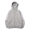 adidas OUTLINE TRF FLC FZ HOODIE MEDIUM GREY HEATHER ED4694画像