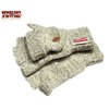 NEWBERRY KNITTING RAGG WOOL FINGERLESS GLOVE oatmeal画像