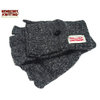 NEWBERRY KNITTING RAGG WOOL FINGERLESS GLOVE black mix画像