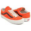 VANS VAULT OG STYLE 36 LX (SUEDE / CANVAS) RED ORANGE / BLACK VN0A4BVEVZH画像