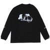 POP BY JUN × Fragment Design SLUMBERS LONG SLEEVE TEE BLACK画像