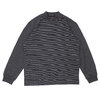 Supreme 19FW Micro Stripe Mock Neck BLACK画像