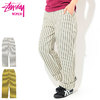 STUSSY WOMEN Piper Stripe Carpenter Pant 216090画像