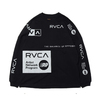 RVCA ALL OVER RVCA LT BLACK AJ042074-BLK画像