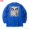 OBEY BASIC LONG SLEEVE TEE "OBEY EYES ICON" (ROYAL BLUE)画像