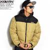 DOUBLE STEAL HOOD DOWN JACKET -BEIGE/BLACK- 796-62050画像