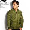 LEFLAH BACK EMBROIDERY MA-1 -KHAKI-画像