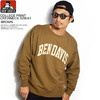 BEN DAVIS COLLEGE PRINT CREWNECK SWEAT -BROWN- C-0380035画像